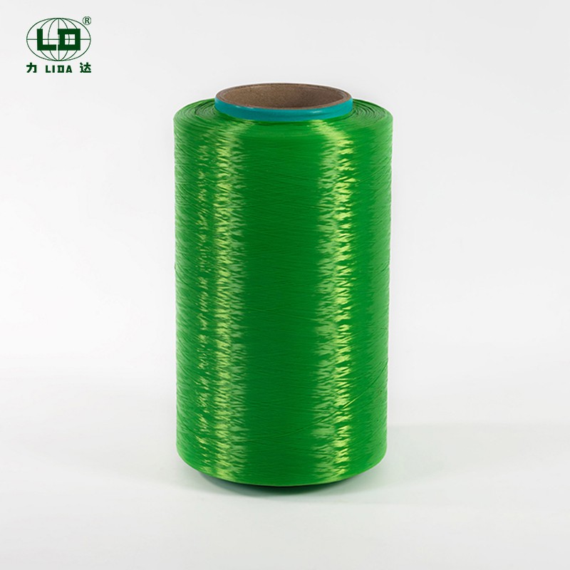 What are the key production processes for anti UV polyester dope dyed filament yarn