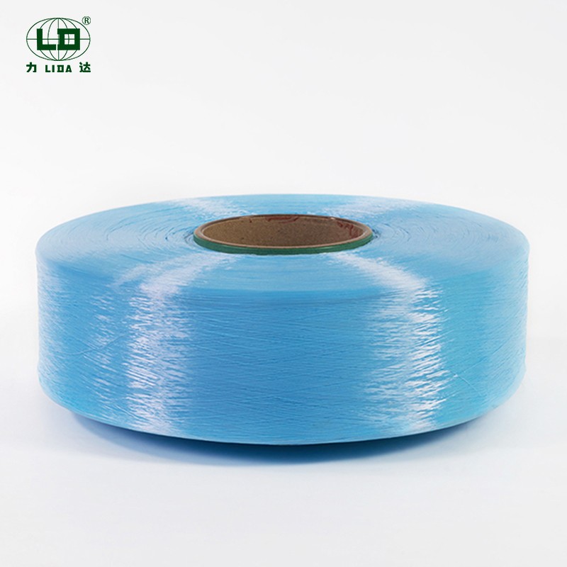 What are the characteristics of Semi Dull Polyester Dope Dyed Filament Yarn